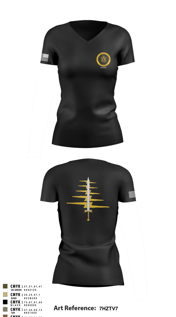 Women's Short Sleeve Vneck Shirt, , Army, Teamtime, Team time, sublimation, custom sports apparel, team uniforms, spirit wear, spiritwear, sports uniforms, custom shirts, team store, custom team store, fundraiser sports, apparel fundraiser