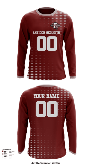 Long Sleeve Performance Shirt, Antioch Sequoits Football, Spirit Store, Teamtime, Team time, sublimation, custom sports apparel, team uniforms, spirit wear, spiritwear, sports uniforms, custom shirts, team store, custom team store, fundraiser sports, apparel fundraiser