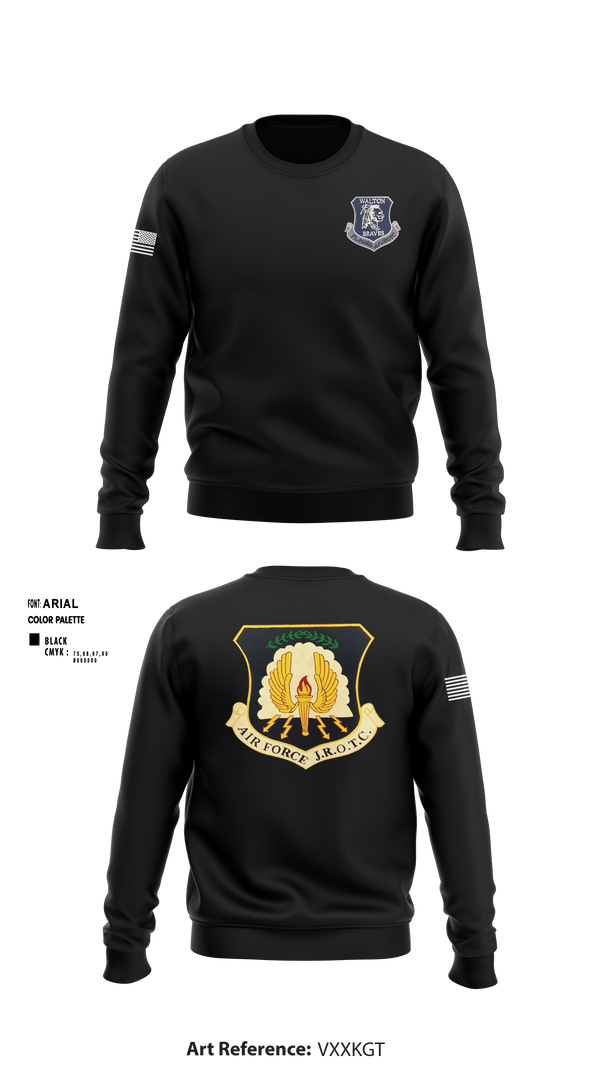 Crew Neck Sweatshirt, , Air Force, Teamtime, Team time, sublimation, custom sports apparel, team uniforms, spirit wear, spiritwear, sports uniforms, custom shirts, team store, custom team store, fundraiser sports, apparel fundraiser