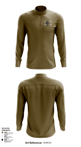 Quarter Zip Jacket, , Army, Teamtime, Team time, sublimation, custom sports apparel, team uniforms, spirit wear, spiritwear, sports uniforms, custom shirts, team store, custom team store, fundraiser sports, apparel fundraiser