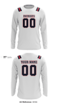 Merrimack Valley Flag Football 51050424 Long Sleeve Performance Shirt - 6