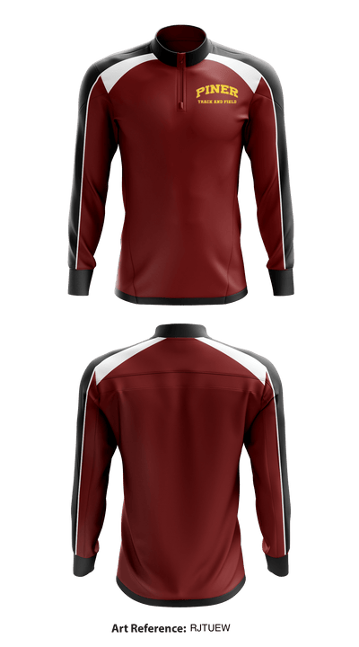 Piner track and field 56920410 Quarter Zip Jacket - 3