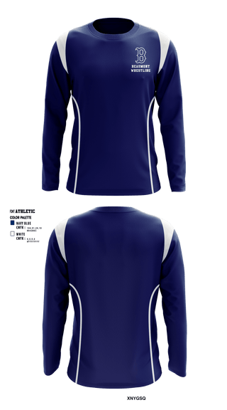 Long Sleeve Performance Shirt, Beaumont High School Wrestling, Wrestling, Teamtime, Team time, sublimation, custom sports apparel, team uniforms, spirit wear, spiritwear, sports uniforms, custom shirts, team store, custom team store, fundraiser sports, apparel fundraiser