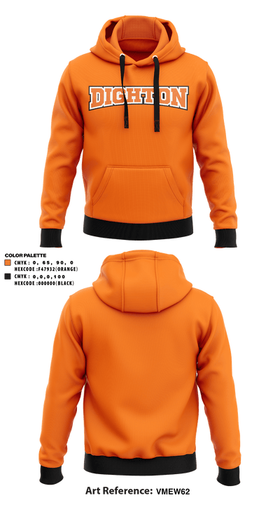 Dighton High School 76298618 Hoodie - 3