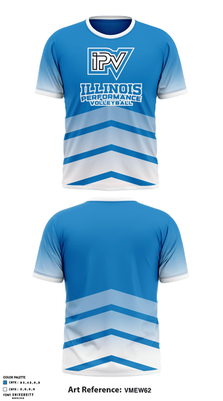 Short Sleeve Performance Shirt, Illinois Performance Volleyball, Women's Volleyball, Teamtime, Team time, sublimation, custom sports apparel, team uniforms, spirit wear, spiritwear, sports uniforms, custom shirts, team store, custom team store, fundraiser sports, apparel fundraiser