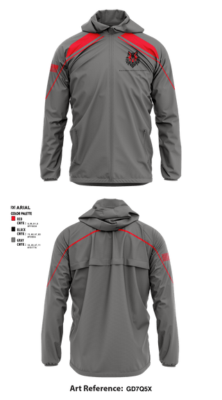 Windbreaker, Ragnarok Ordnance Works, , Teamtime, Team time, sublimation, custom sports apparel, team uniforms, spirit wear, spiritwear, sports uniforms, custom shirts, team store, custom team store, fundraiser sports, apparel fundraiser