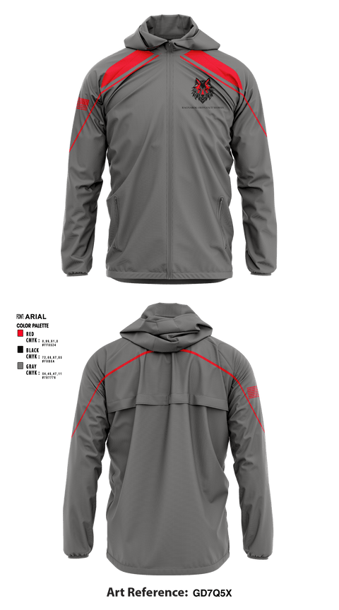 Windbreaker, Ragnarok Ordnance Works, , Teamtime, Team time, sublimation, custom sports apparel, team uniforms, spirit wear, spiritwear, sports uniforms, custom shirts, team store, custom team store, fundraiser sports, apparel fundraiser