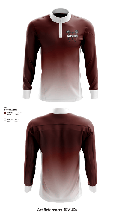 Nokomis Regional High School Lacrosse 62931259 Quarter Zip Jacket - 1