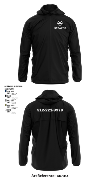 Windbreaker, Stealth customs, , Teamtime, Team time, sublimation, custom sports apparel, team uniforms, spirit wear, spiritwear, sports uniforms, custom shirts, team store, custom team store, fundraiser sports, apparel fundraiser
