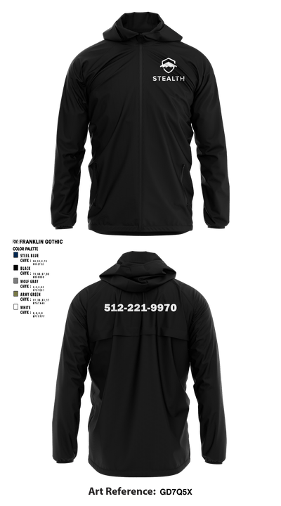 Stealth customs 84323734 Windbreaker - 10