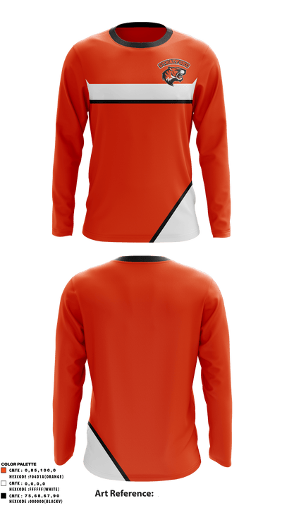 Stratford Junior High School 35860079 Long Sleeve Performance Shirt - 1