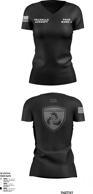 Women's Short Sleeve Vneck Shirt, , Army, Teamtime, Team time, sublimation, custom sports apparel, team uniforms, spirit wear, spiritwear, sports uniforms, custom shirts, team store, custom team store, fundraiser sports, apparel fundraiser