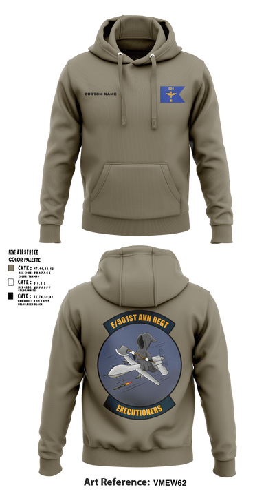 E 501st 1 AD, CAB AVMX 41273123 Hoodie - 2