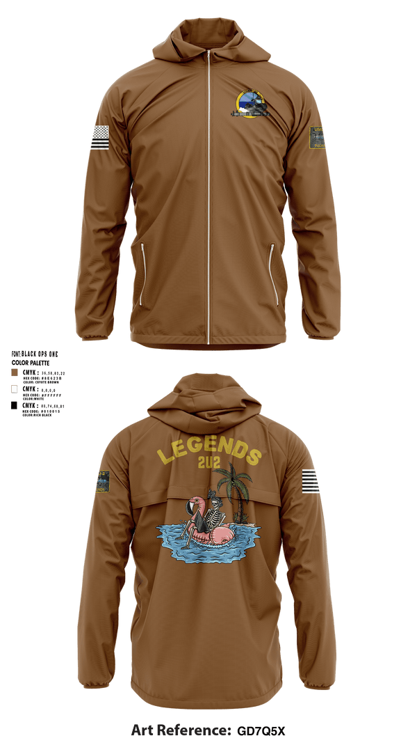 Windbreaker, EOD MOBILE UNIT EAST COAST, Navy, Teamtime, Team time, sublimation, custom sports apparel, team uniforms, spirit wear, spiritwear, sports uniforms, custom shirts, team store, custom team store, fundraiser sports, apparel fundraiser