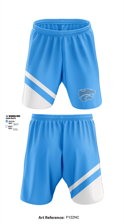 Centreville High School Cheer 39790285 Athletic Shorts With Pockets - 1