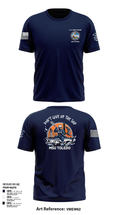 MSU Toledo 42341153 Short Sleeve Performance Shirt - 10