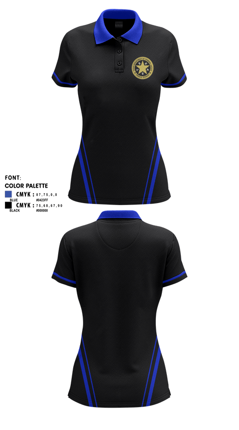 Women's Short Sleeve Performance Polo, Texas Parole, , Teamtime, Team time, sublimation, custom sports apparel, team uniforms, spirit wear, spiritwear, sports uniforms, custom shirts, team store, custom team store, fundraiser sports, apparel fundraiser
