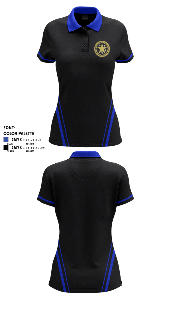 Women's Short Sleeve Performance Polo, Texas Parole, , Teamtime, Team time, sublimation, custom sports apparel, team uniforms, spirit wear, spiritwear, sports uniforms, custom shirts, team store, custom team store, fundraiser sports, apparel fundraiser