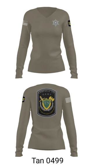 Women's Long Sleeve Vneck Shirt, , Police, Teamtime, Team time, sublimation, custom sports apparel, team uniforms, spirit wear, spiritwear, sports uniforms, custom shirts, team store, custom team store, fundraiser sports, apparel fundraiser