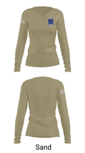 1-180th Cav 42741060 Women's Long Sleeve V-neck Shirt - 42