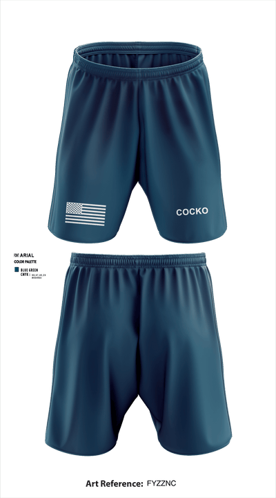 Cocko 92009207 Athletic Shorts With Pockets - 1