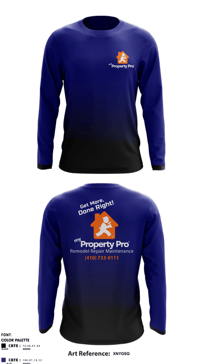 My Property ProMy Property Pro 84247431 Long Sleeve Performance Shirt - 1