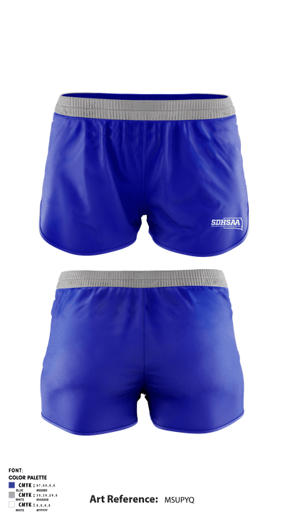 SDHSAA 19396685 Women's Shorts - 1