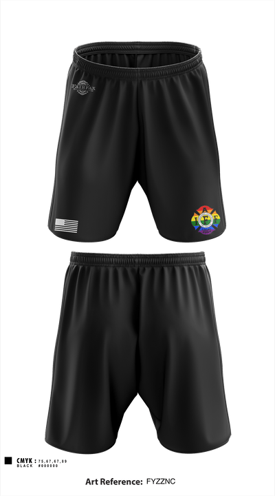 IAFF L2068 32547893 Athletic Shorts With Pockets - 2