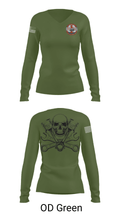 1st Battalion 10th Marines 30175509 Women's Long Sleeve V-neck Shirt - 46