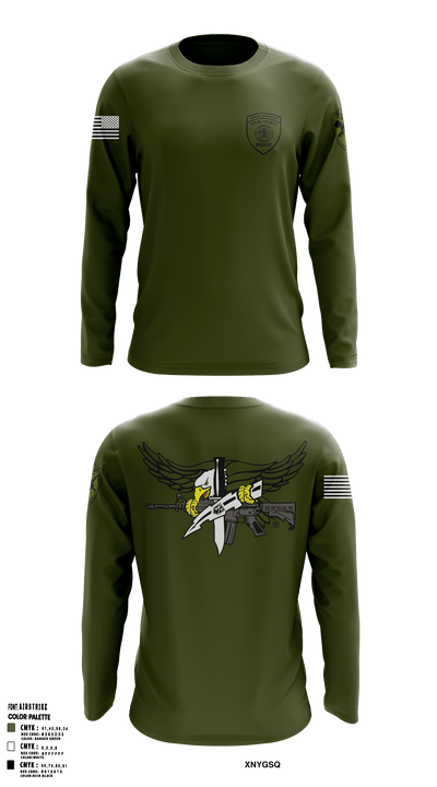 Tulsa County Sheriff’s Office Special Weapons and Tactics 64463274 Long Sleeve Performance Shirt - 1