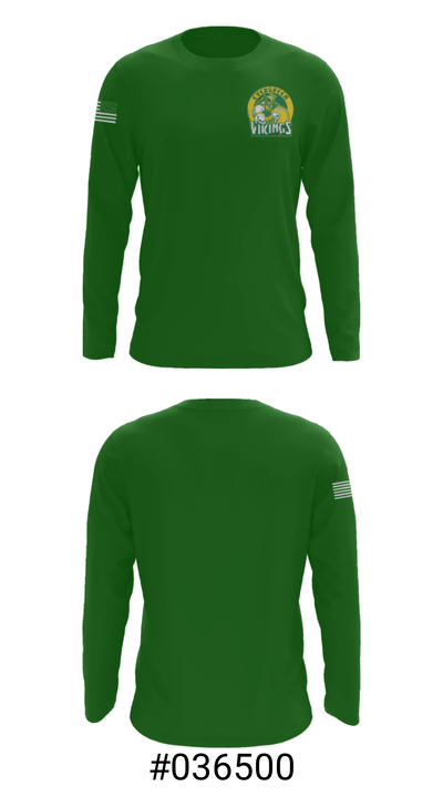 Evergreen High School Basketball 63389808 Long Sleeve Performance Shirt - 18