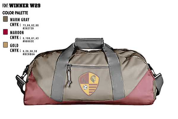Duffle Bag, Shadow Ridge High School Soccer, Men's Soccer, Teamtime, Team time, sublimation, custom sports apparel, team uniforms, spirit wear, spiritwear, sports uniforms, custom shirts, team store, custom team store, fundraiser sports, apparel fundraiser