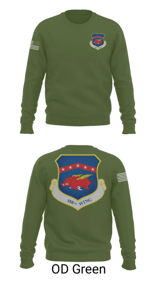Crew Neck Sweatshirt, , Air Force, Teamtime, Team time, sublimation, custom sports apparel, team uniforms, spirit wear, spiritwear, sports uniforms, custom shirts, team store, custom team store, fundraiser sports, apparel fundraiser