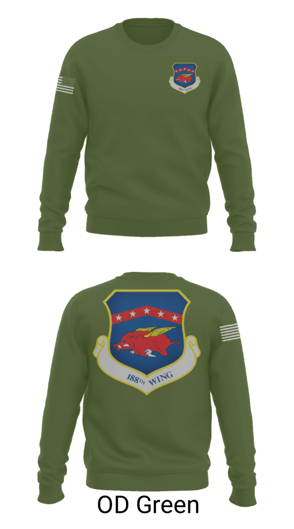 Crew Neck Sweatshirt, , Air Force, Teamtime, Team time, sublimation, custom sports apparel, team uniforms, spirit wear, spiritwear, sports uniforms, custom shirts, team store, custom team store, fundraiser sports, apparel fundraiser