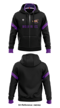 Bayfield High School Wolverine Wrestling 12563636 Zip Hoodie - 2