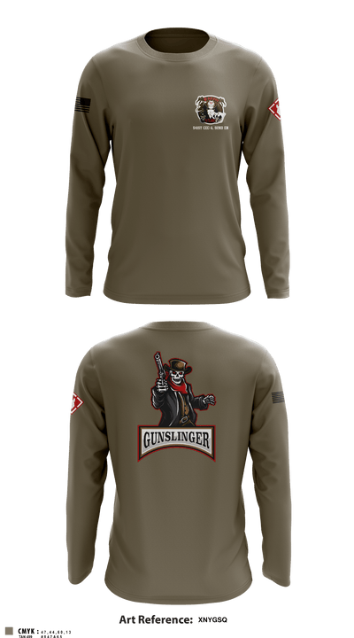 541st Outlaws: Gunslingers 51318466 Long Sleeve Performance Shirt - 8