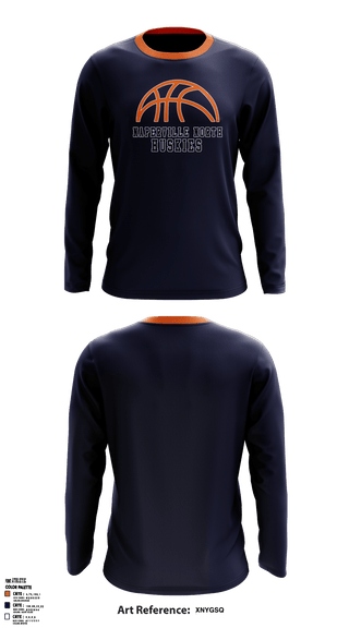 Long Sleeve Performance Shirt, Jr Huskies Basketball, Men's Basketball, Teamtime, Team time, sublimation, custom sports apparel, team uniforms, spirit wear, spiritwear, sports uniforms, custom shirts, team store, custom team store, fundraiser sports, apparel fundraiser
