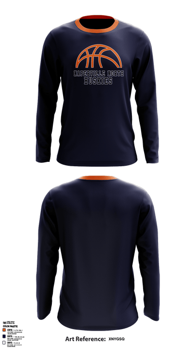 Jr Huskies Basketball 42641370 Long Sleeve Performance Shirt - 42
