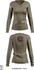 Outlaw troop 93323562 Women's Long Sleeve V-neck Shirt - 1