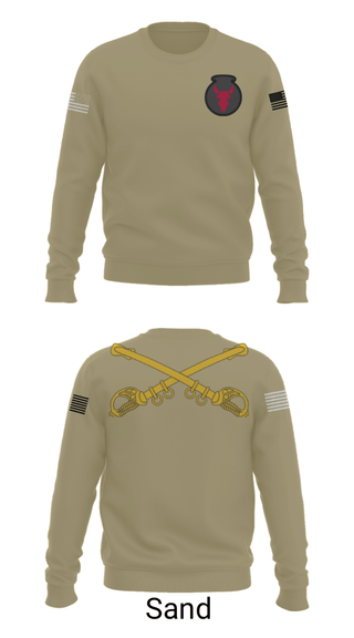 Crew Neck Sweatshirt, , National Guard, Teamtime, Team time, sublimation, custom sports apparel, team uniforms, spirit wear, spiritwear, sports uniforms, custom shirts, team store, custom team store, fundraiser sports, apparel fundraiser
