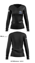 B2 PATRIOTS 76477514 Women's Long Sleeve V-neck Shirt - 1