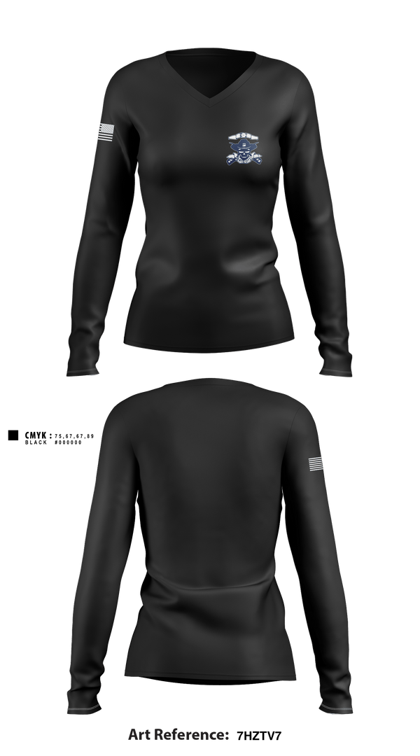 Women's Long Sleeve Vneck Shirt, B2 Patriots, Rugby, Teamtime, Team time, sublimation, custom sports apparel, team uniforms, spirit wear, spiritwear, sports uniforms, custom shirts, team store, custom team store, fundraiser sports, apparel fundraiser
