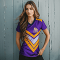 Queen Creek 42823667 Women's Short Sleeve V-neck Shirt - 2