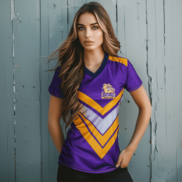 Women's Short Sleeve Vneck Shirt, Queen Creek, Women's Basketball, Teamtime, Team time, sublimation, custom sports apparel, team uniforms, spirit wear, spiritwear, sports uniforms, custom shirts, team store, custom team store, fundraiser sports, apparel fundraiser