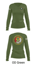 Second Armored Cavalry Regiment 2069337 Women's Long Sleeve V-neck Shirt - 40