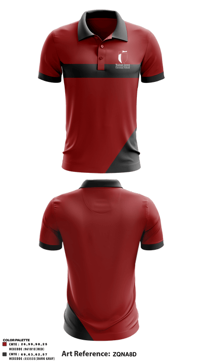 Walnut Grove Christian School 44391212 Short Sleeve Performance Polo - 3