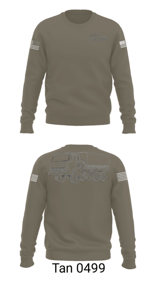 Crew Neck Sweatshirt, , Army, Teamtime, Team time, sublimation, custom sports apparel, team uniforms, spirit wear, spiritwear, sports uniforms, custom shirts, team store, custom team store, fundraiser sports, apparel fundraiser