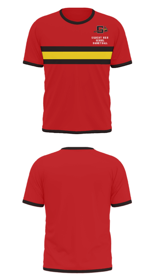 Short Sleeve Performance Shirt, Gilbert High School Basketball, Women's Basketball, Teamtime, Team time, sublimation, custom sports apparel, team uniforms, spirit wear, spiritwear, sports uniforms, custom shirts, team store, custom team store, fundraiser sports, apparel fundraiser