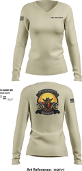 B DET, 502D IEW BN 43347096 Women's Long Sleeve V-neck Shirt - 5