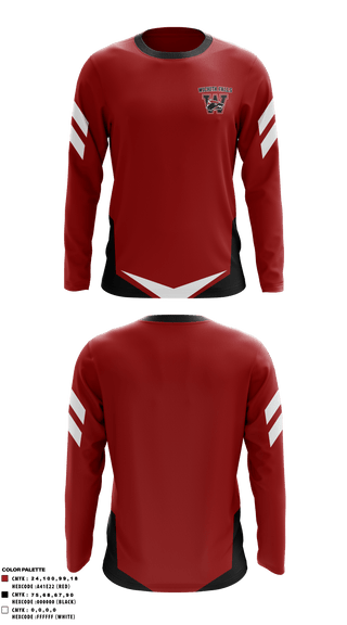 Long Sleeve Performance Shirt, Wichita Falls High School Golf, Golf, Teamtime, Team time, sublimation, custom sports apparel, team uniforms, spirit wear, spiritwear, sports uniforms, custom shirts, team store, custom team store, fundraiser sports, apparel fundraiser